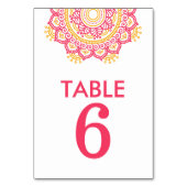 Intrikate Einstellung Tischnummer (Rückseite)