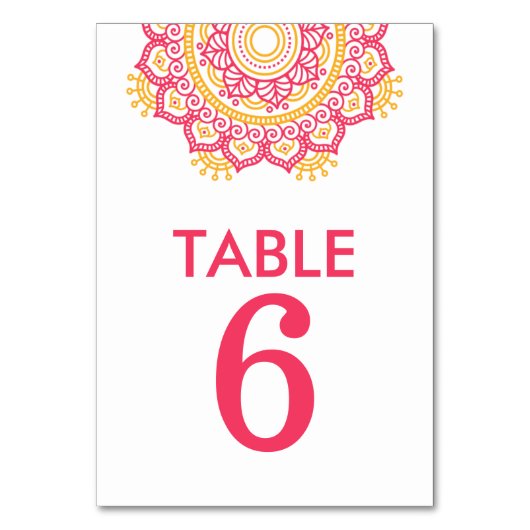 Intrikate Einstellung Tischnummer (Vorderseite)