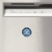 Intrikate, frostbedeckte Krone mit glühenden Edels Magnet (In Situ (Geschirrspüler))