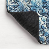 Intrikate, frostInspiriert Ziermuster Mousepad (Ecke)