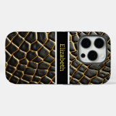 Intrikate Muster der Haut einer giftigen Schlange Case-Mate iPhone Hülle (Rückseite (Horizontal))