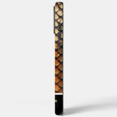 Intrikate Muster der natürlichen Schlangenhaut im Case-Mate iPhone Hülle (Rückseite / Links)