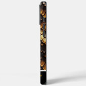 Intrikate Muster der Schlangenhaut in natürlichem Case-Mate iPhone Hülle (Rückseite / Links)