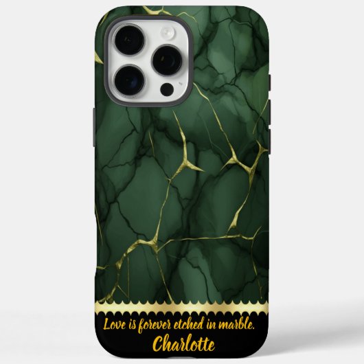 Intrikate Muster in der Dekoration aus grün und go Case-Mate iPhone Hülle (Rückseite)