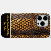 Intrikate Muster von Schlangenfellen in natürliche Case-Mate iPhone Hülle (Rückseite (Horizontal))