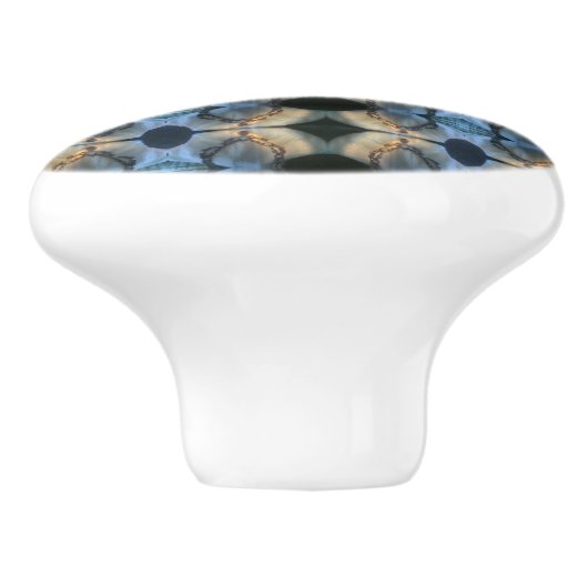 Intrikate Unendlichkeit Keramikknauf (Seitenansicht)