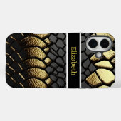Intrikates Muster der Haut einer Schlange Case-Mate iPhone Hülle (Rückseite (Horizontal))