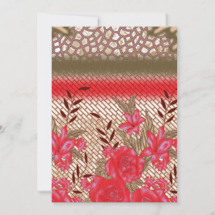 Intrikates Stoffdesign mit Blumenmuster Ankündigung