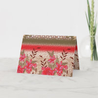 Intrikates Stoffdesign mit Blumenmuster