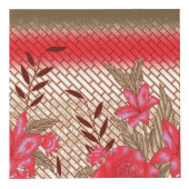 Intrikates Stoffdesign mit Blumenmuster Würfel (Rechts)