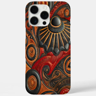 Intrikierte Alien Kunsthandwerk in lebhaften Farbe iPhone 16 Pro Max Hülle