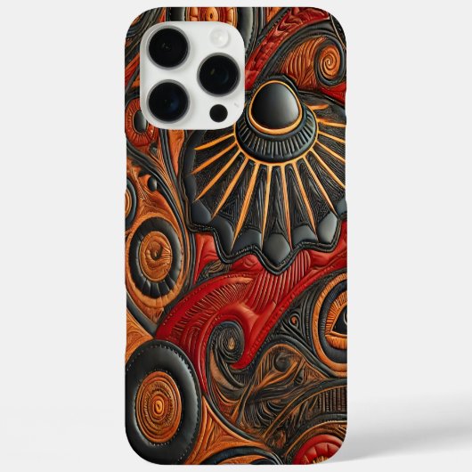 Intrikierte Alien Kunsthandwerk in lebhaften Farbe Case-Mate iPhone Hülle (Rückseite)