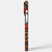 Intrikierte Alien Kunsthandwerk in lebhaften Farbe Case-Mate iPhone Hülle (Rückseite / Links)