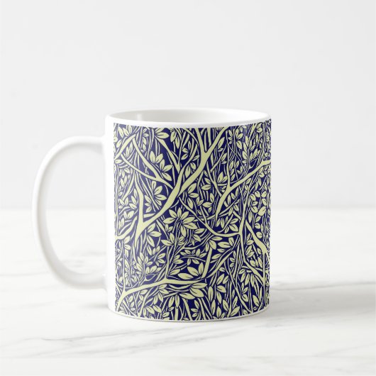 Intrikierte Baumzweige - Vintages Meer Kaffeetasse (Links)