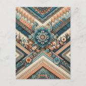 Intrikierte Muster Postkarte (Vorderseite)