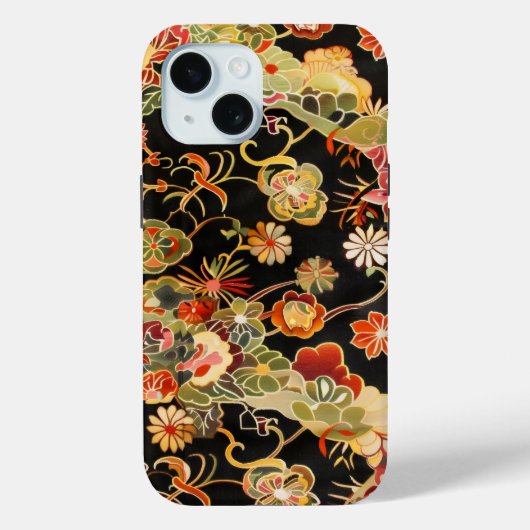 Intrikiertes Blumendesign Case-Mate iPhone Hülle (Rückseite)
