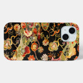 Intrikiertes Blumendesign Case-Mate iPhone Hülle (Rückseite (Horizontal))