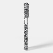 Intrikiertes Blumendesign in Schwarz und Weiß Case-Mate iPhone Hülle (Rückseite / Rechts)