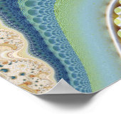 Intrikiertes Fraktal-Muster Poster (Ecke)