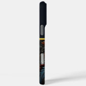 Intrikiertes rotes Drachendesign mit wirbelnden Mu Case-Mate iPhone Hülle (Rückseite / Rechts)