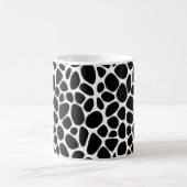 Intrikiertes Schwarzweiß-Muster Kaffeetasse (Mittel)