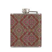 Intrikiertes, traditionelles orientalisches Rug Mo Flachmann (Rückseite)