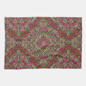 Intrikiertes, traditionelles orientalisches Rug Mo Geschirrtuch (Horizontal)