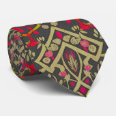 Intrikiertes, traditionelles orientalisches Rug Mo Krawatte (Gerollt)