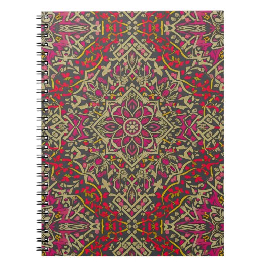 Intrikiertes, traditionelles orientalisches Rug Mo Notizblock (Vorderseite)