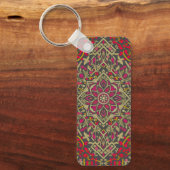 Intrikiertes, traditionelles orientalisches Rug Mo Schlüsselanhänger (Vorderseite)