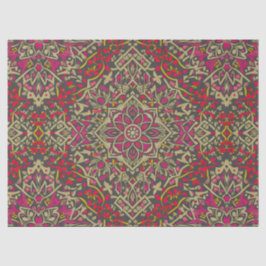 Intrikiertes, traditionelles orientalisches Rug Mo Seidenpapier