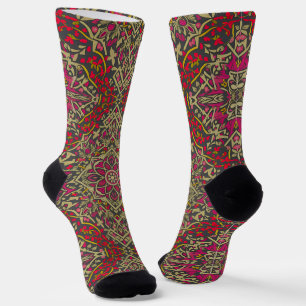 Intrikiertes, traditionelles orientalisches Rug Mo Socken