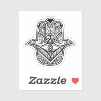 Intritkatesse Hamsa-Hand-Böser-Blick-Vinyl-Aufkleb Aufkleber