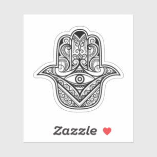 Intritkativen Hamsa-Hand-Böser-Blick-Vinyl-Aufkleb Aufkleber