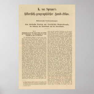 Introduction 1415 Tafel der Karte XII Poster