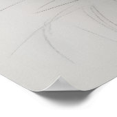 Introspektive Studie: Graphit-Porträt Poster (Ecke)