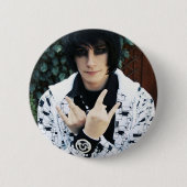 Introspektiver Emo Förster Button (Vorderseite)