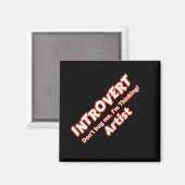 Introvert Artist Magnet (Vorderseite/Rückseite)