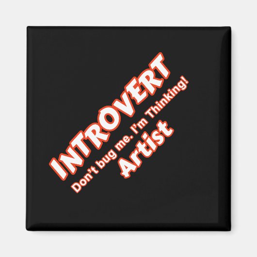 Introvert Artist Magnet (Vorne)