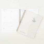 Introvert Black and White Minimalist Planner Planer (Anzeige)