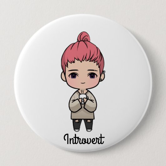 Introvert Button (Vorderseite)