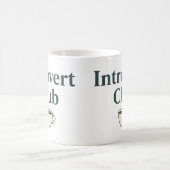 Introvert Club - Ästhetische Tasse (Mittel)