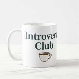 Introvert Club - Ästhetische Tasse