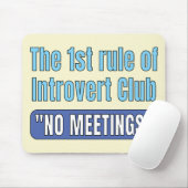 Introvert Club T-Shirt Mousepad (Mit Mouse)