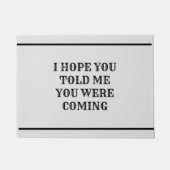 Introvert Doormat Fußmatte (Vorderseite)