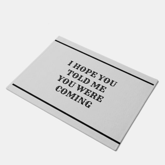 Introvert Doormat Fußmatte (Schrägansicht)