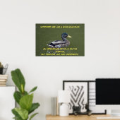 Introvert Duck Poster (Heimbüro)