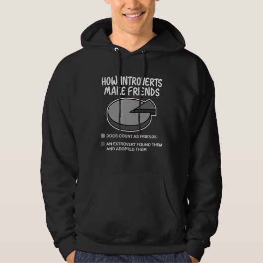 Introvert Facts Anti Social Introvert For Men Wome Hoodie (Vorderseite)
