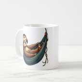Introvert Faultier Geräusche Abschirmende Kopfhöre Kaffeetasse (Vorderseite Links)