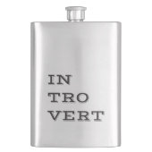 Introvert Flask Flachmann (Vorderseite)